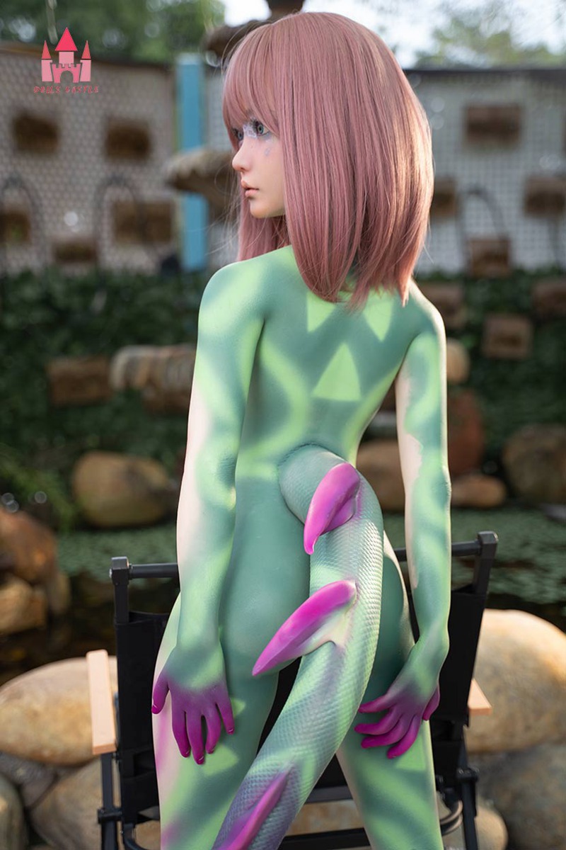 Size 1/2 Life-like Nature Small Breast Silicone Body Head Sex Doll - Image 14